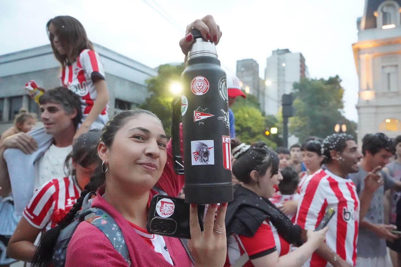 El color de los festejos de Estudiantes en 7 y 50 El color de los festejos de Estudiantes en 7 y 50