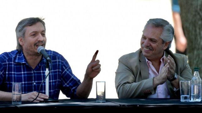 maximo kirchner asumio en el pj junto a alberto y con un fuerte mensaje de unidad