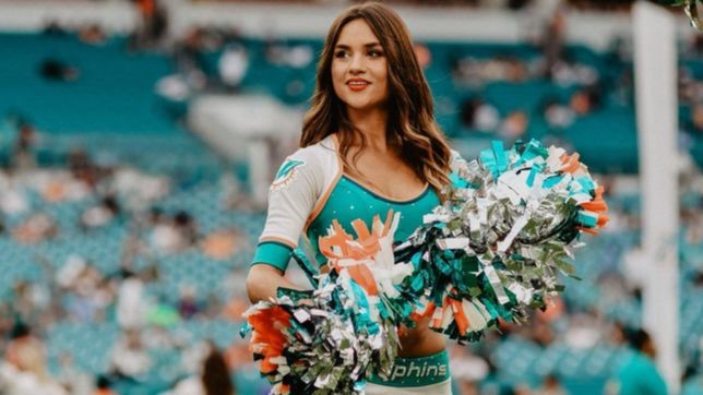 de la plata a la nfl: agustina, la joven que brilla como porrista en los miami dolphins