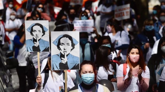 caravana, bocinazos y concentraciones: manifestantes coparon el centro de la plata