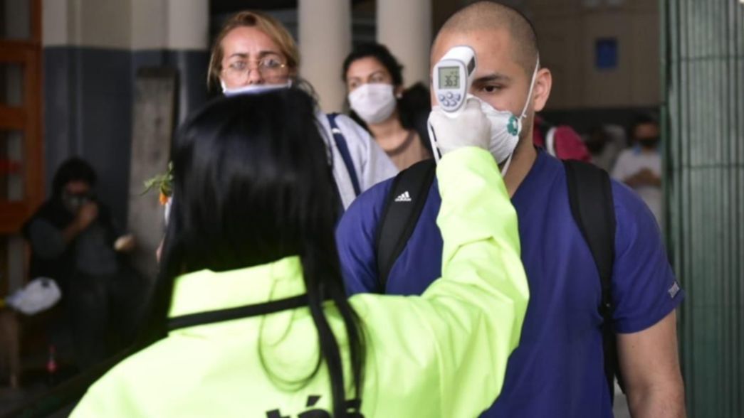 Hicieron controles en la Estación buscando casos asintomáticos de coronavirus en La Plata