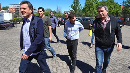 kicillof, maximo y massa acordaron postular a los candidatos mas competitivos