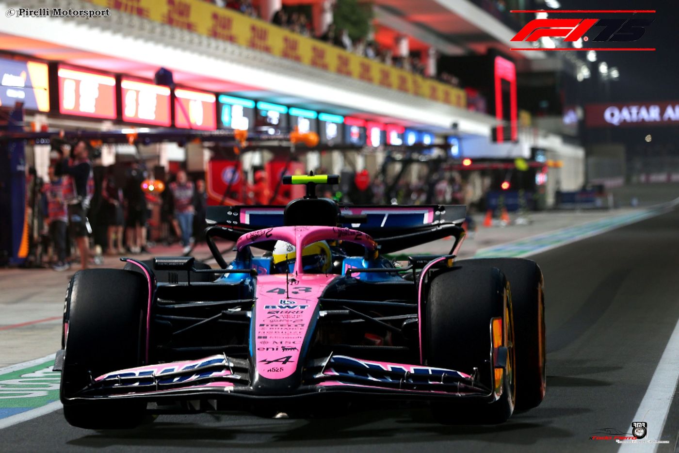 Franco olapinto no pudo despegarse del puesto 20 en el GP de Qatar