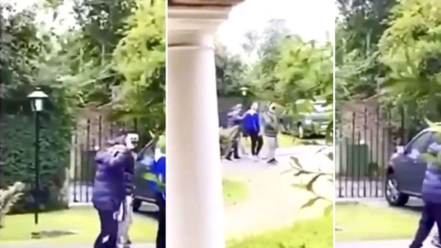 las ultimas imagenes de maradona con vida: lo filmo una vecina del country san andres