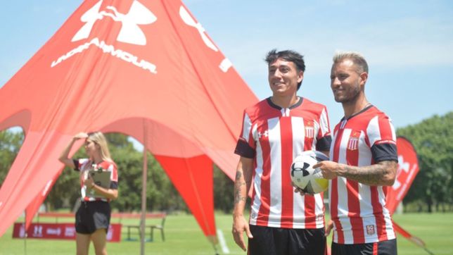 estudiantes presento la camiseta, el plantel y los refuerzos en un nuevo media day en el country de city bell