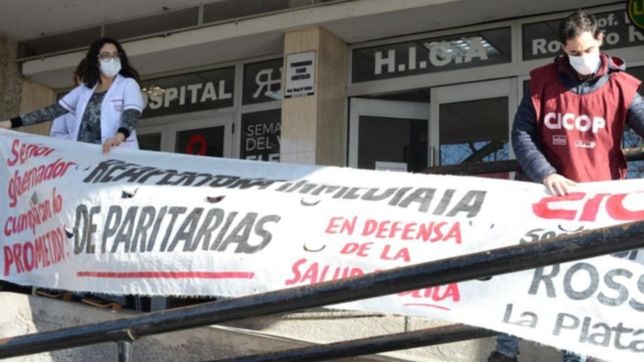 el gobierno y profesionales de la salud se veran las caras por los aumentos de sueldo