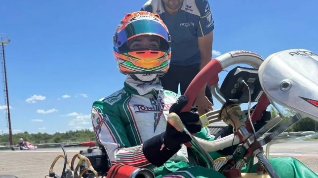 colapinto regreso a sus raices y corrio en karting con sus fans de argentina