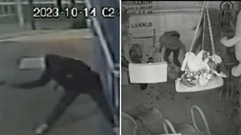 asi fue el robo a la jugueteria que fue atacada a mazazos por dos ladrones