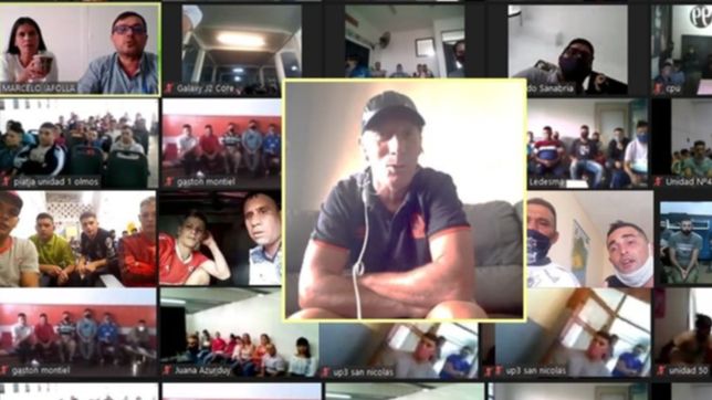 con historicas anecdotas, troglio brindo una charla para mas de 800 presos de la provincia