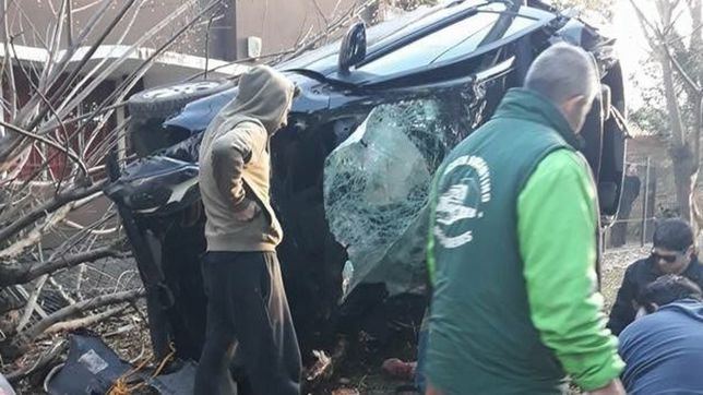 vuelco y conmocion en city bell: un hombre en estado grave