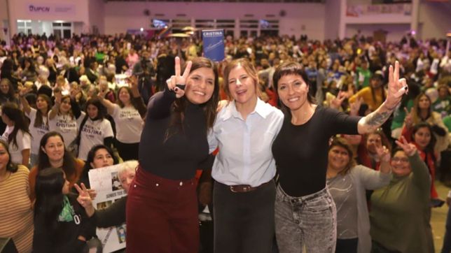 saintout y el movimiento feminista k de la plata va por cristina presidenta