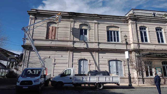 avanza la puesta en valor de la estacion ferroviaria de meridiano v