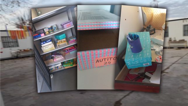 un jardin de la plata sufrio otro robo y se llevaron hasta los juguetes de los nenes