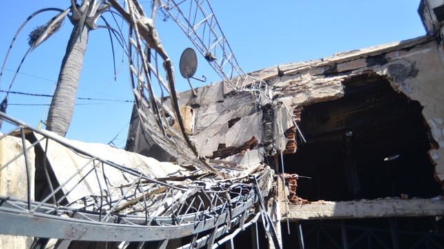 impactante: asi quedo el interior del local baobab tras el voraz incendio