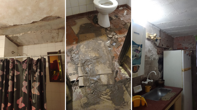 grietas, humedad y torres que vibran: el drama de las familias del barrio uom de ensenada