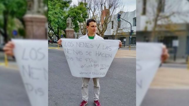 el posteo viral en facebook de un profesor que reclama porque sus alumnos tienen frio