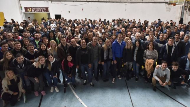 garro y piparo encabezaron un nuevo timbreo de cambiemos en la plata