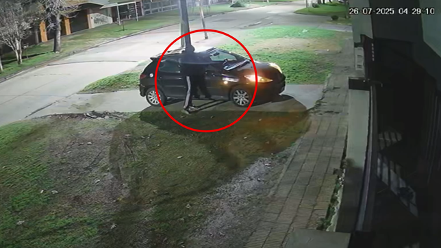 la alarma de un auto frustro un robo en medio de la ola de inseguridad que azota a tolosa