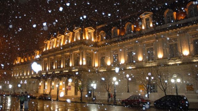 llego la ola polar: ¿que tiene que pasar para que nieve en la plata?