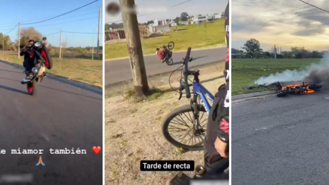 carreras, tiros y motos quemadas: denuncian la vuelta de las picadas ilegales en la plata