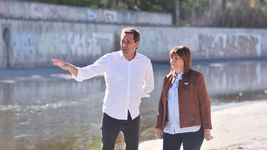 garro y bullrich se comprometieron a terminar el plan de obras hidraulicas en la plata