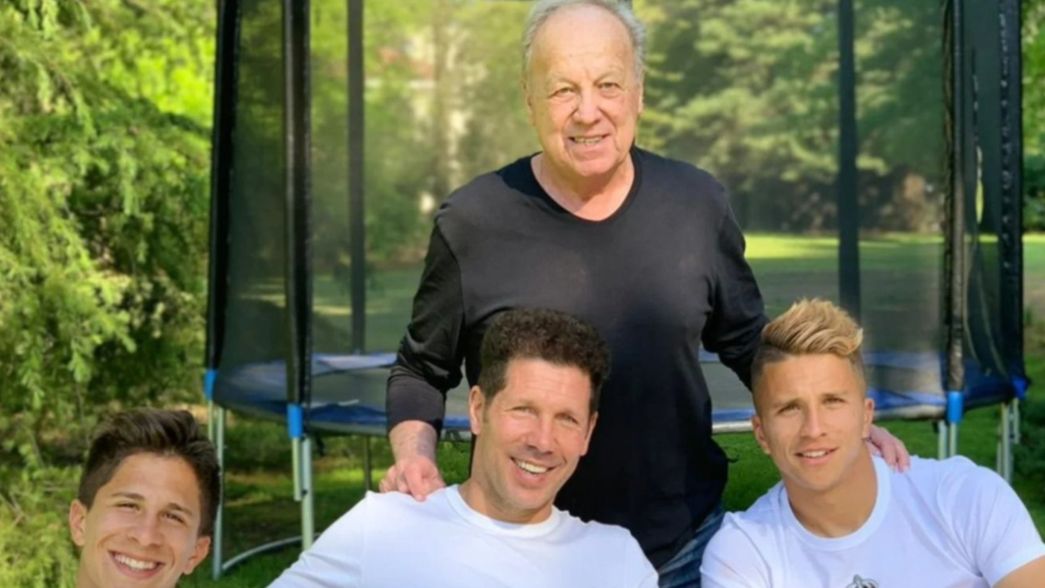 El mundo Pincha acompaña el dolor del Cholo Simeone por la muerte de su padre