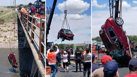 Un vecino de La Plata chocó en Bahía Blanca, cayó a un dique y lo buscan con desesperación