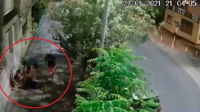 violento robo a una joven: la tiraron al piso entre cuatro hombres