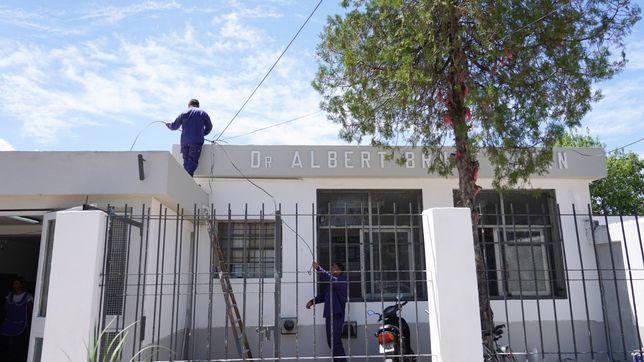 con un 85% de avance, refaccionan el polo educativo de los hornos para mas de 1.200 alumnos