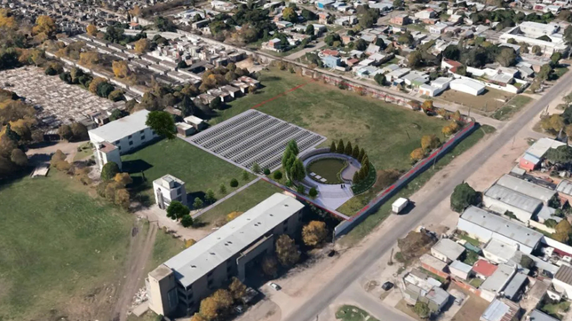 inauguran el osario para inhumar los restos hallados arrumbados en el cementerio de la plata