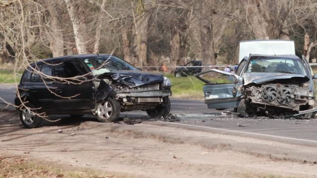 tension en el parque pereyra iraola tras un grave choque entre dos autos