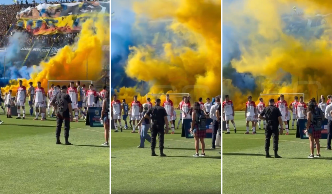 Rosario Central Estudiantes pasillo del campeón
