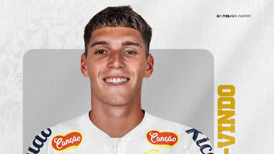 La sorprendente presentación de Benjamín Rollheiser en el Santos de Brasil