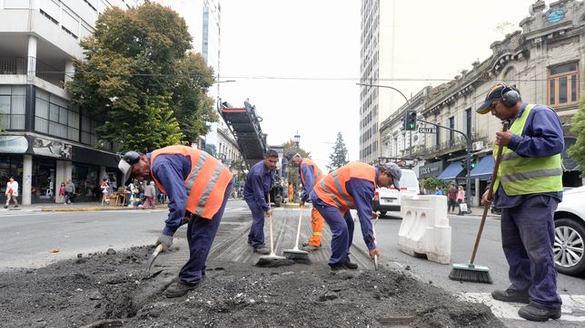 el mapa de los cortes de transito por el plan de bacheo que arranca en mas de 200 cuadras de la plata