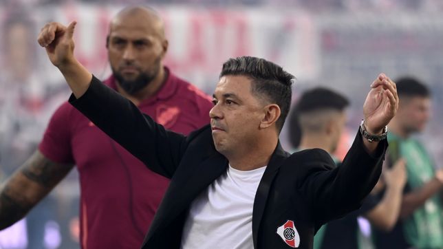 el equipo que piensa marcelo gallardo para jugar con estudiantes y la unica duda en river