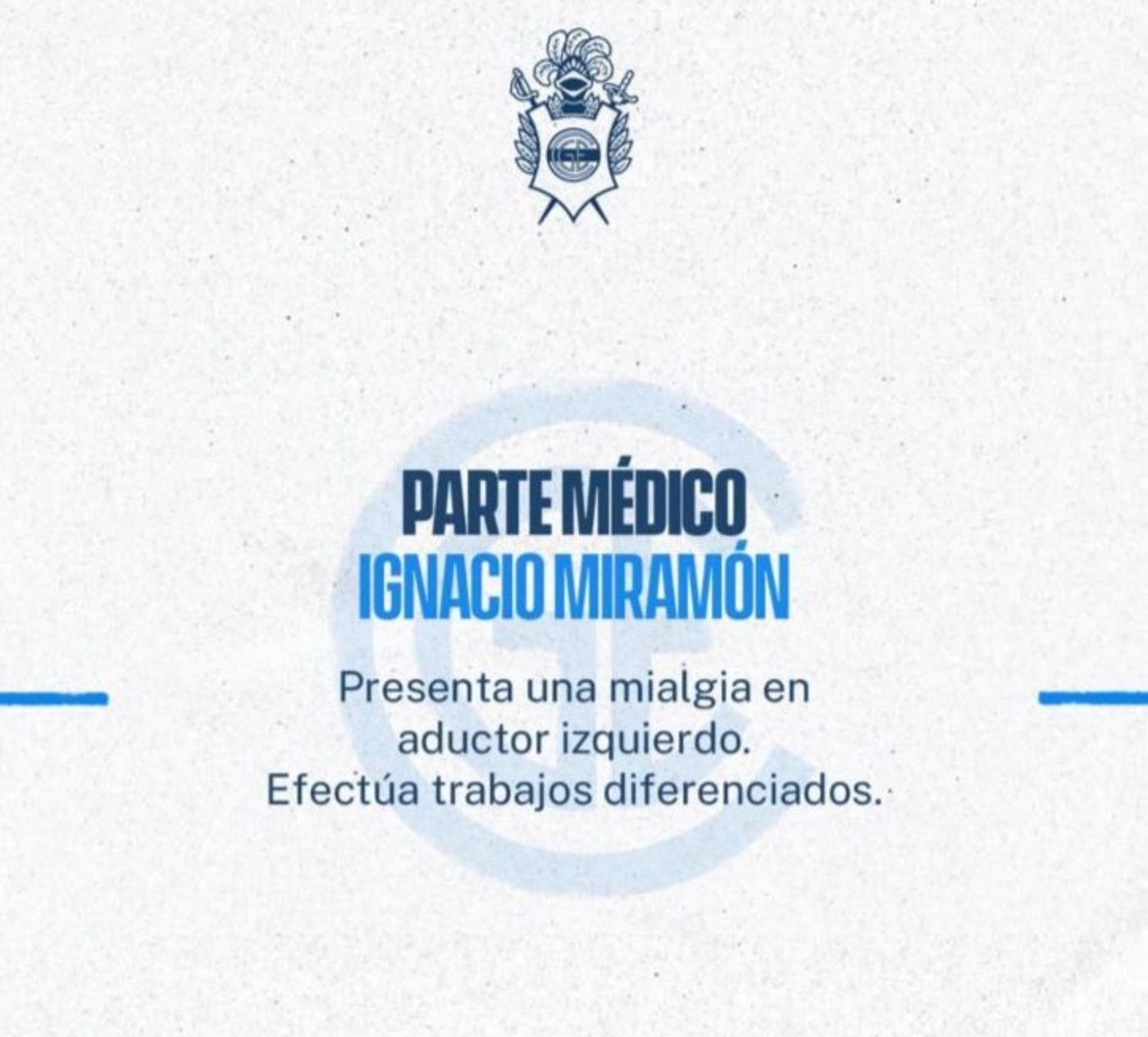 Ignacio Miramón descartado para jugar vs Banfield Ignacio Miramón descartado para jugar vs Banfield