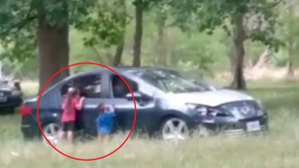 Detuvieron a la pareja que bajó a sus hijos del auto para tener sexo en el Parque Pereyra