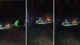 incendio, piedrazos y tiros en medio de una brutal noche de furia en villa elvira