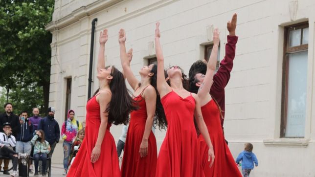 domingo a pura danza en la plaza islas malvinas: escuelas de ballet daran show gratuito