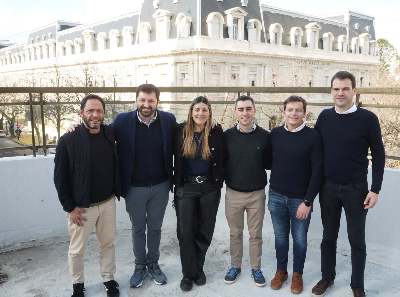 Maximiliano Ferraro, Pablo Juliano, Agustina Ciparelli Moreno, Emilio Rodr&iacute;guez Ascurra, Pablo Nicoletti y Juan Manuel L&oacute;pez