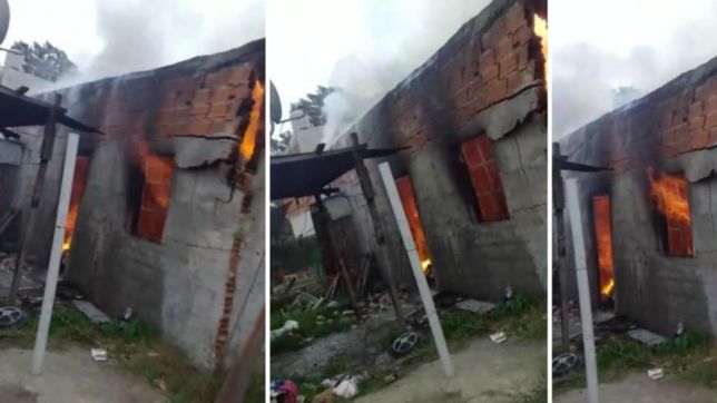 no se donde esta, me va a matar: hablo la mujer a la que su ex le prendio fuego la casa