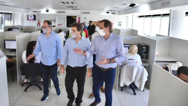 garro y ritondo reconocieron a trabajadores que hacen seguimiento de pacientes de covid-19