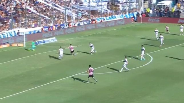 video: asi fue el gol de mauro boselli que le dio el 1 a 0 a estudiantes sobre gimnasia