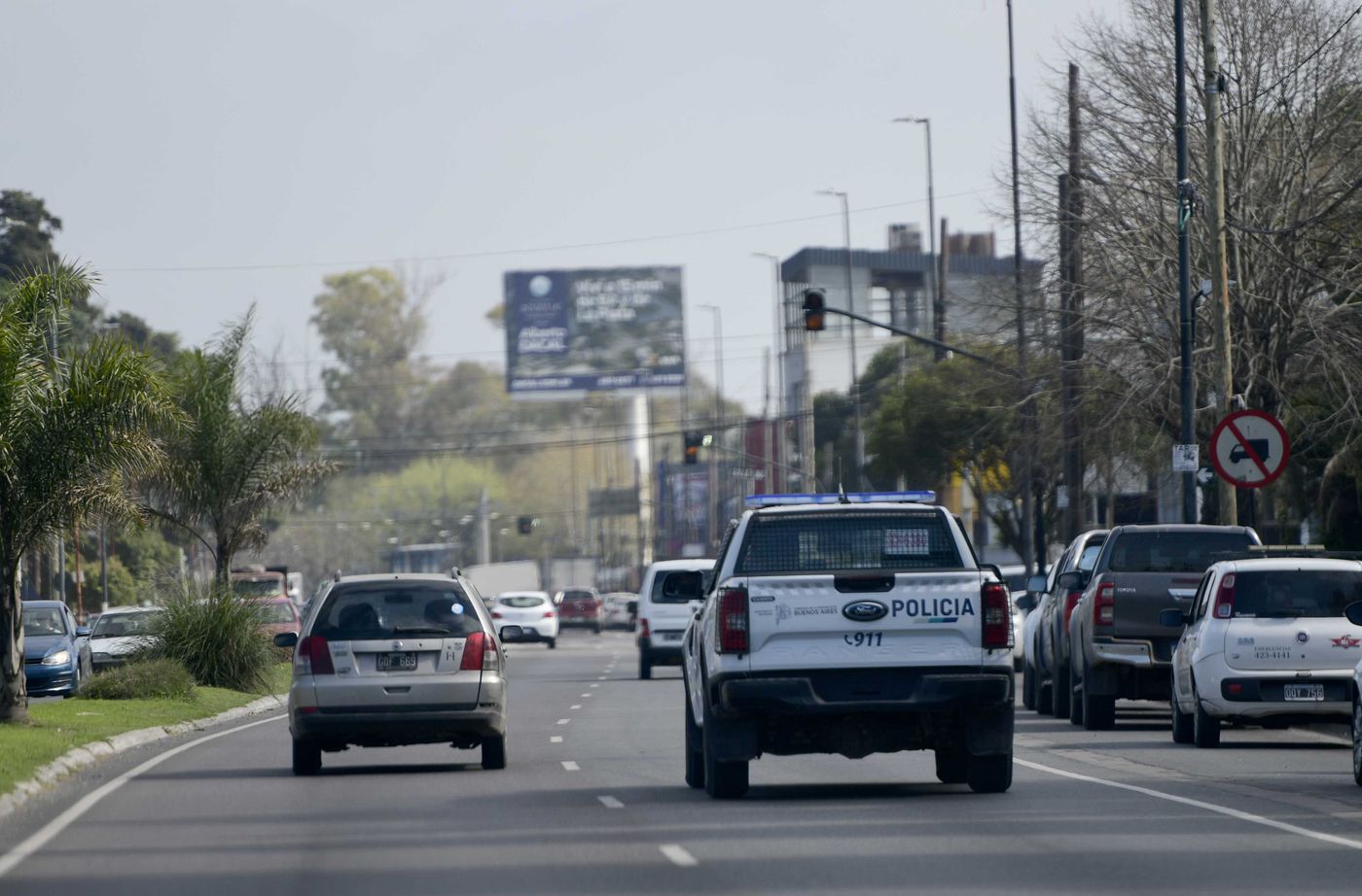 Camino Centenario Patrullero Policía