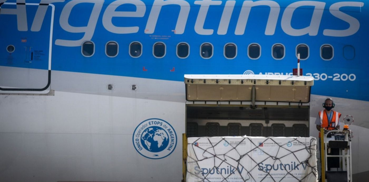 Vuelo vacunas Sputnik V