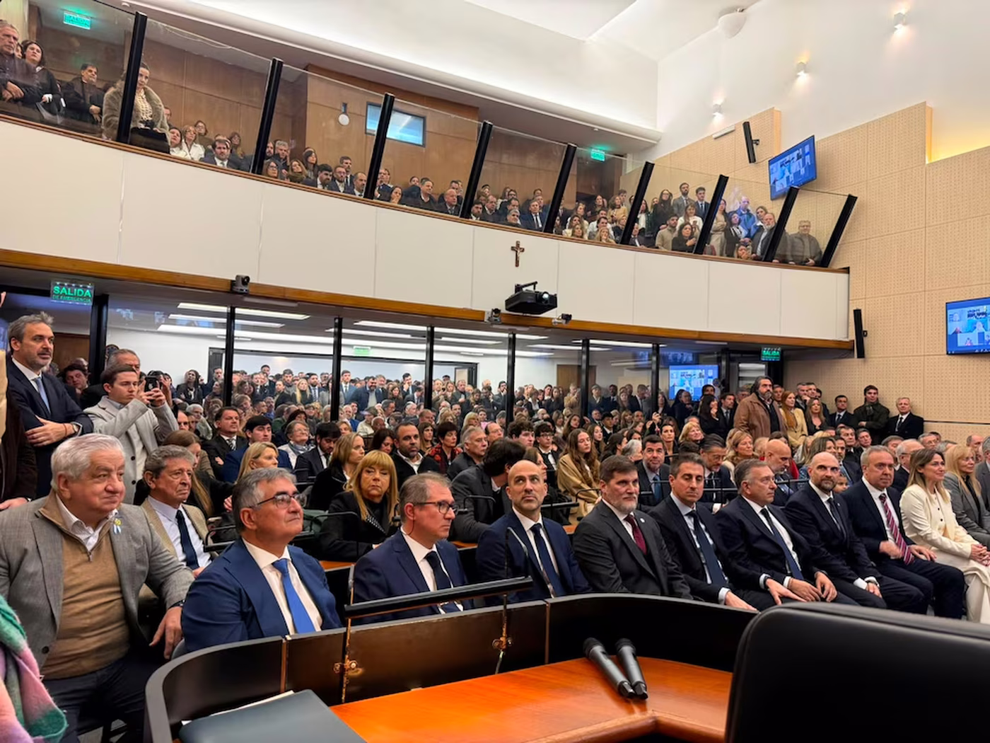 La jura tuvo lugar en el Auditorio de Comodoro Py
