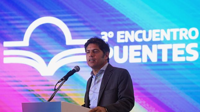 axel kicillof le respondio a milei tras los insultos: en la provincia el que grita y maltrata no tiene razon