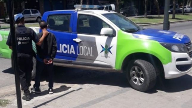 los vecinos lo atraparon robando, la policia lo detuvo y su mama lo defendio a mordiscones