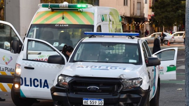 tension y ataque de un hombre en la plata: persiguio a su ex y la choco con la moto