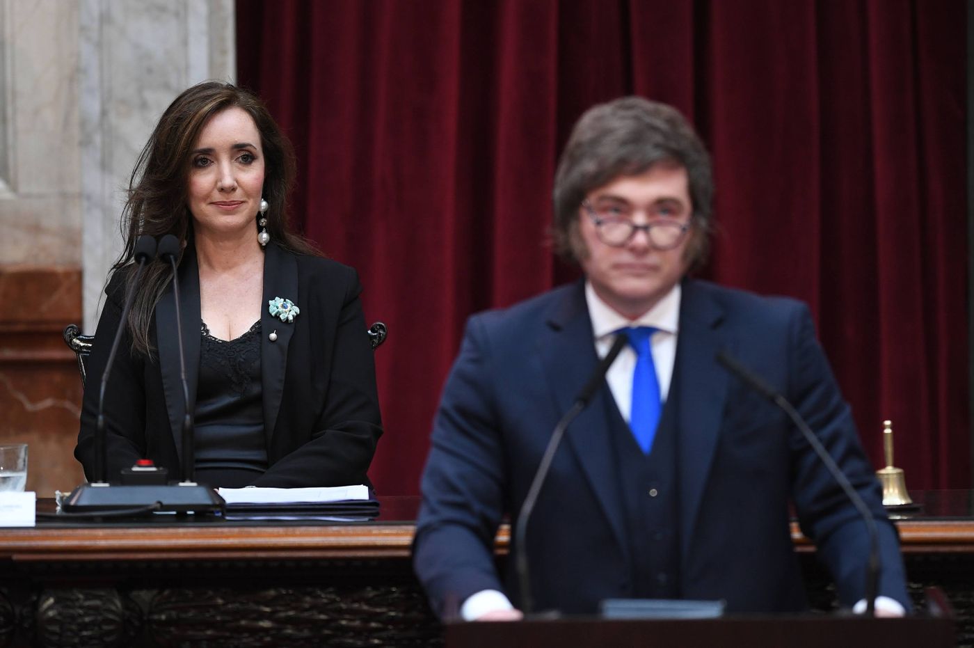 Villarruel y Milei en la apertura de sesiones ordinarias  2026